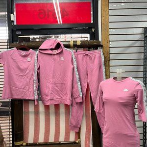 NWOT Kappa 4pc 1 T-shirt 1 Hoodie 1 Trouser 1 Dress